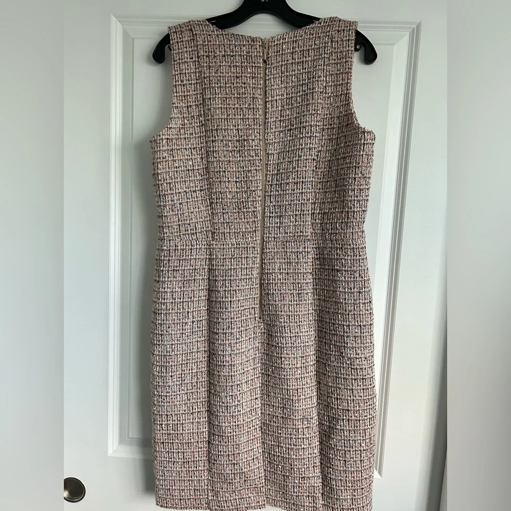 White House Black Market Tweed Sheath Dress size 10 - Picture 6 of 6